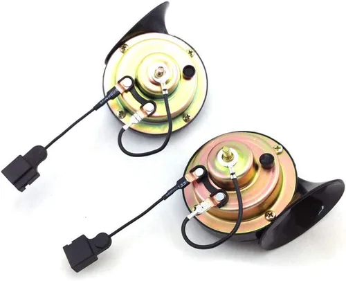 Miniatura 7 de FARBIN Bocina de coche para la serie Honda. Bocina de aire súper fuerte de 12 V 150 db, trompeta doble de zinc cromado, bocina de camión