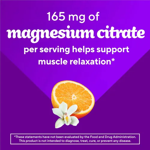 Miniatura 5 de vitafusion Suplemento de gomitas de magnesio, aporta calma a tu rutina vitamínica, sabor cítrico tropical, 60 gomitas