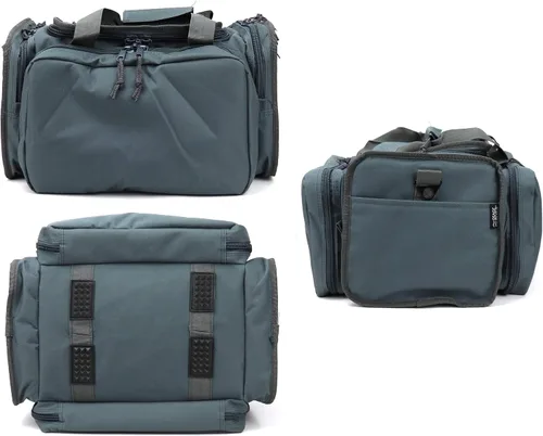 Miniatura 5 de OSAGE RIVER Bolsa táctica con bolsas extraíbles para pistola, bolsa de lona para munición, tiro, caza o viajes Gunmetal Grey