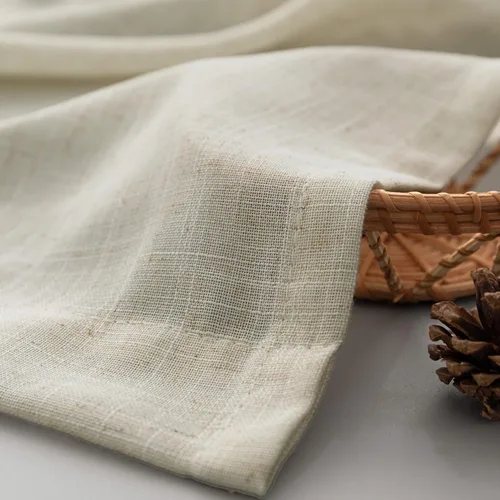 Miniatura 8 de Cortinas Largas de Lino de Lino 108 Pulgadas de Longitud para Sala de Estar 2 Paneles Bolsillo de Pestaña Trasera Cortinas Grandes para Ventana Saco