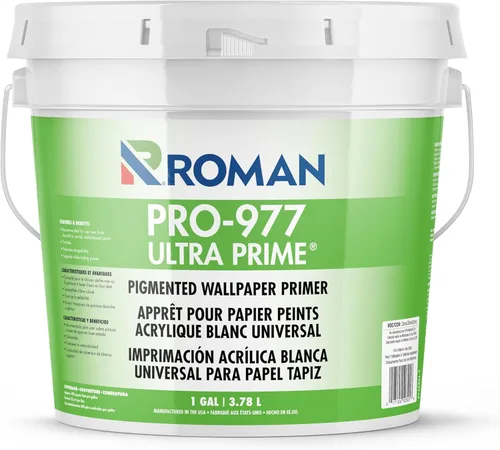 Miniatura 8 de Roman Products 10301 PRO-977 Ultra Prime - Imprimación de papel pintado blanco, 128 onzas líquidas (paquete de 2)