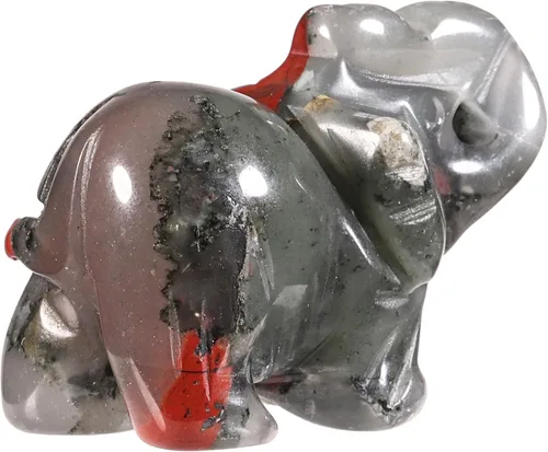 Miniatura 9 de Nupuyai Estatua de elefante de cristal curativo tallada a mano, escultura de bolsillo, escultura para manualidades, decoración de manualidades, 1.5