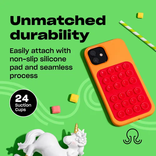 Miniatura 4 de OCTOBUDDY Classic MAX - Funda de silicona con ventosa para teléfono con montaje adhesivo - Soporte de agarre fuerte para manos libres, ideal