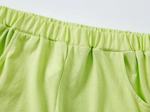 Miniatura 5 de Conjunto de ropa corta y pantalones cortos para niñas grandes, talla 6-18