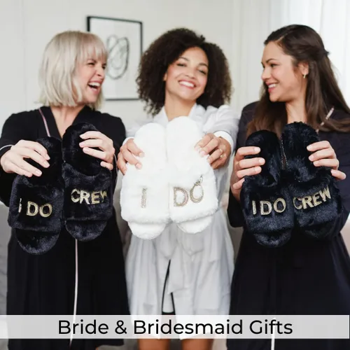 Miniatura 2 de Dearfoams Womens BrideBridesmaid I Do I Do Crew Giftable Wedding Slide Slipper