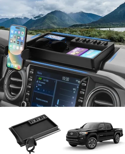 Miniatura 12 de Autorder Soporte de teléfono para automóvil para Accesorios Toyota RAV4 2019-2025 Montaje de Teléfono pantalla de 7/8 pulgadas Soportes de teléfono