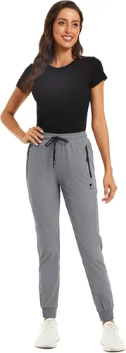 Miniatura 3 de TACVASEN Pantalones de senderismo para mujer de secado rápido con bolsillos con cremallera