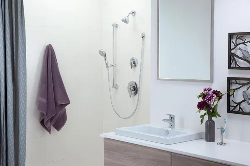 Miniatura 3 de Moen 9482 - Grifo de lavabo comercial con una manija, cromado