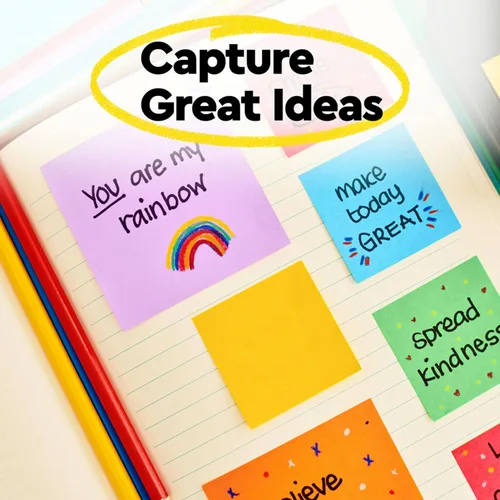 Miniatura 8 de Post-it Dispensador de notas emergentes súper adhesivas, 6 blocs de notas adhesivas, 3 x 3 pulgadas, 2 veces más poder de adherencia, suministros