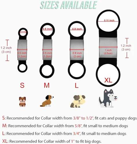 Miniatura 6 de Etiqueta de perro personalizada y personalizada para mascotas, sin ruido, etiqueta de nombre grabada, etiquetas de identificación deslizables