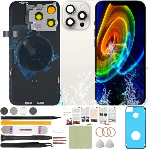 Miniatura 34 de Funda trasera de repuesto compatible con iPhone 8 de 4.7" + Herramientas profesionales (Gris espacial)