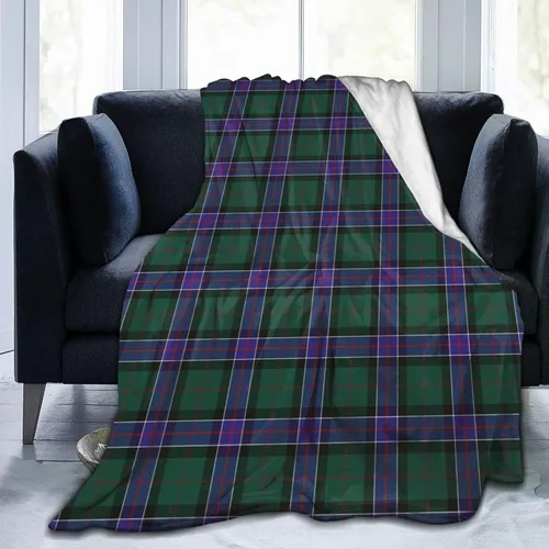 Miniatura 7 de Manta de franela Scottish Clan Sinclair Modern Tartan Ultra suave, ligera y versátil para cama, sofá y decoración del hogar, ideal para hombres