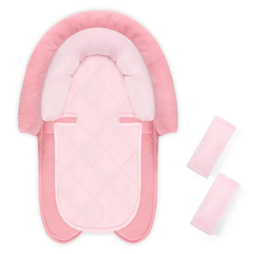Miniatura 9 de Pea Pod Reposacabezas para Asiento de Coche para Bebés y Recién Nacidos con Fundas para Correas Ultra Suave de Tela de Minky con Puntos para Asiento