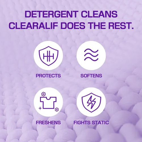 Miniatura 6 de CLEARALIF Hojas suavizantes de tela para lavandería, aroma a lavanda, 160 cargas, respetuoso del medio ambiente, ideal para viajes, apartamentos