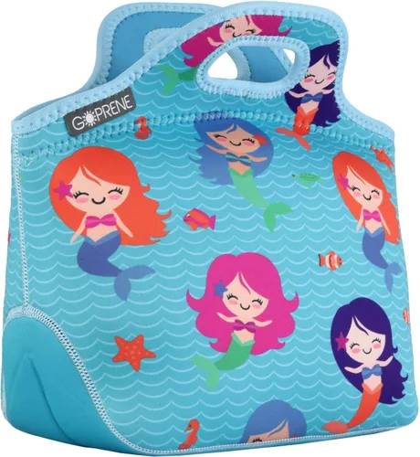 Miniatura 10 de Bolsa de almuerzo para niños con aislamiento de neopreno para niños, se adapta a la lonchera Bento Box y Thermos verde para niños pequeños