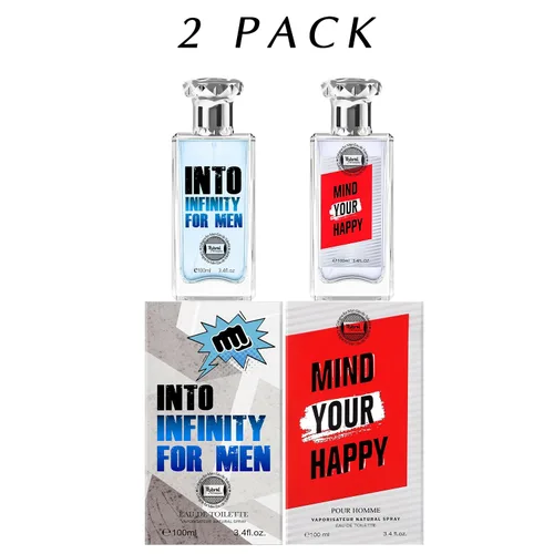 Miniatura 2 de Hybrid & Company Hombres 2 Pcs Mind Your Happy Young Into Infinity Eau De Perfum Vaporisateur Natural Spray