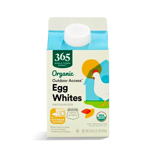 365 by Whole Foods Market, Claras de huevo orgánicas, 16 onzas