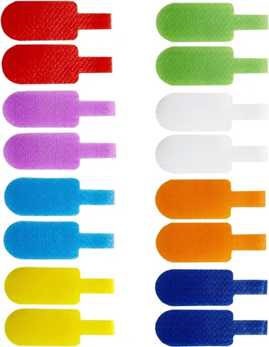 Etiquetas para cables, etiquetas de cable, etiquetas de alambre, etiquetas de cable y etiquetas de alambre para gestión e identificación de cables