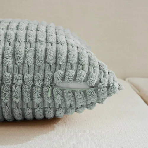 Miniatura 137 de Fancy Homi - Paquete de 2 fundas de almohada decorativas de color taupe de 22 x 22 pulgadas para sala de estar, sofá, cama, estilo rústico, bohemio