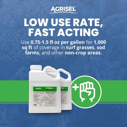 Miniatura 3 de Agrisel 3 Way Max herbicida elimina más de 50 malas hierbas, seguro en hierba, espray de malezas, seguro para mascotas, bajo olor, fácil de mezclar