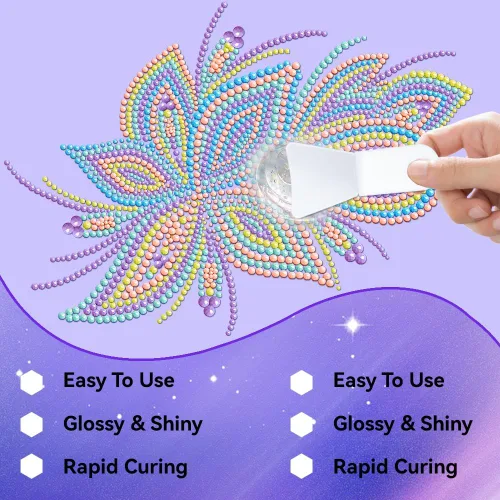 Miniatura 3 de Sellador de pintura de diamante de 4.1 fl oz, pegamento de diamante con pincel, kits de pintura de diamante de 4 onzas para adultos, accesorios