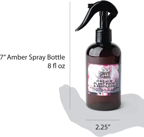 Miniatura 4 de Cute Farms Fertilizante en Aerosol para Plantas de Orquídea (Botella de Spray de 8 oz + UN Rociador de Agua)