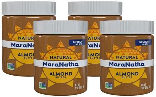 Miniatura 9 de Maranatha Mantequilla de Almendra Crujiente Natural, No Requiere Mezcla, Sin Azúcar ni Sal Añadida, Frasco de 12 Onzas