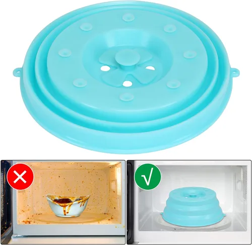 Miniatura 4 de JULBEAR Cubierta de microondas para alimentos,Cubierta de salpicaduras de microondas