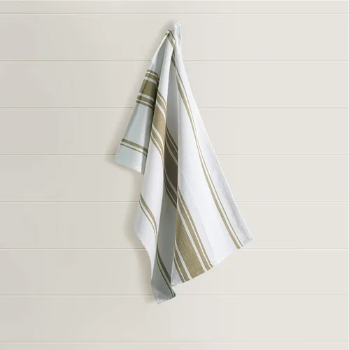 Miniatura 4 de Juego de Toallas de Cocina – Paquete de 3 (20 x 30 pulgadas) Extra Grandes de Algodón Premium para Cocina – Absorbentes – 100% Algodón – con Lazo