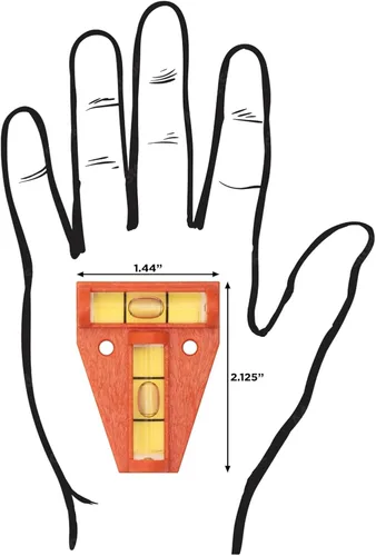 Miniatura 4 de Johnson Level & Tool 125 Cross Check, naranja, 1 nivel