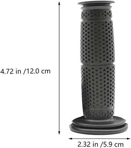 Miniatura 9 de PartyKindom 1 par de empuñaduras de goma para manillar de motocicleta para mayor comodidad y control compatibles con varios modelos