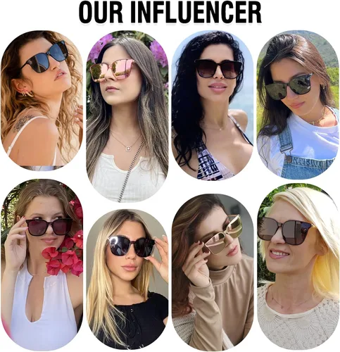 Miniatura 2 de Duco - Lentes de sol redondos vintage para mujeres y hombres con protección UV de moda para la playa