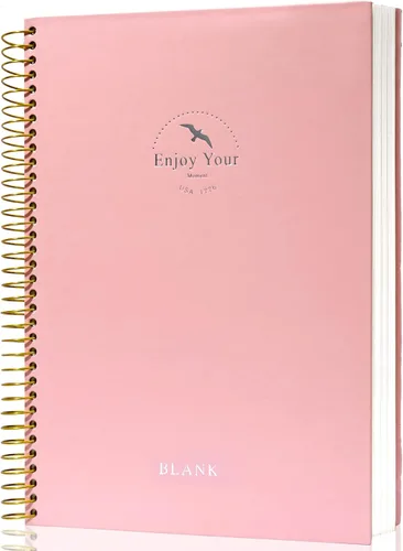 Miniatura 9 de FLYING EAGLE Cuaderno Diario de Espiral de Tapa Dura 8.5 x 11 Cuaderno de Espiral Grande 210 Páginas Cuaderno de Rayas Universitarias Cuaderno
