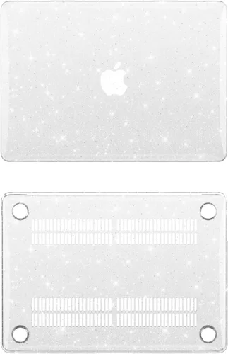 Miniatura 19 de Compatible con Funda para MacBook Air de 13 Pulgadas con Diseño de Cocodrilo 2021 2020 2019 2018 M1 A2337 A2179 A1932, Texturizada Elegante Lujosa