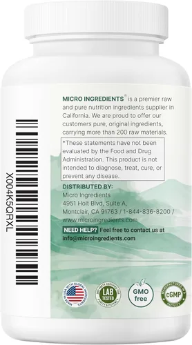 Miniatura 7 de Orotato de litio de 10 mg, 240 cápsulas vegetales 5 mg por cápsulas Mineral traza de alta biodisponibilidad Envejecimiento saludable