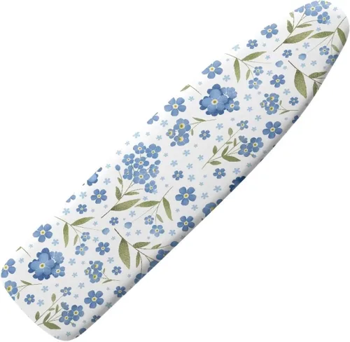 Miniatura 15 de Funda para tabla de planchar con estampado de rosas vintage con gancho y bucle, sujetadores ajustables, fundas protectoras para tabla de planchar