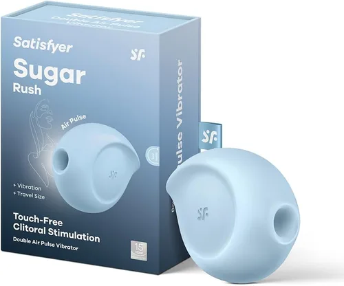 Satisfyer Juguete sexual con vibrador Sugar Rush | Juguetes para adultos para mujeres | Vibrador de estimulación del clítoris | Dispositivo vibrante