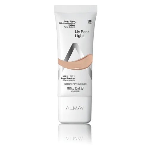 Miniatura 10 de Almay Skintone Matching Foundation, Base Smart Shade para el rostro con SPF 15, Hipoalergénico, Sin aceite, Probado por dermatólogos, 300 Straight