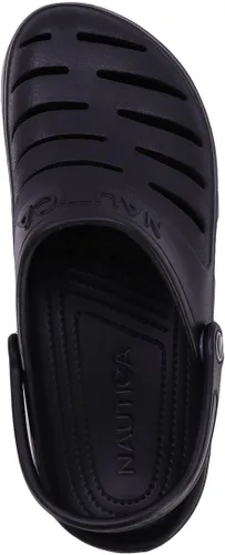 Miniatura 4 de Nautica Zuecos para hombre, sandalias deportivas deportivas, sin cordones con correa trasera ajustable, (zapatos de aguapantuflas peludas) River Edge
