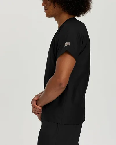 Miniatura 2 de Landau Scrub Zone LT102 - Camiseta médica unisex de ajuste relajado sin bolsillo con cuello en V