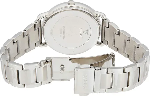 Miniatura 2 de GUESS Reloj analógico clásico de cuarzo para mujer con correa de acero inoxidable W1148L1 plateado Reloj de cuarzo