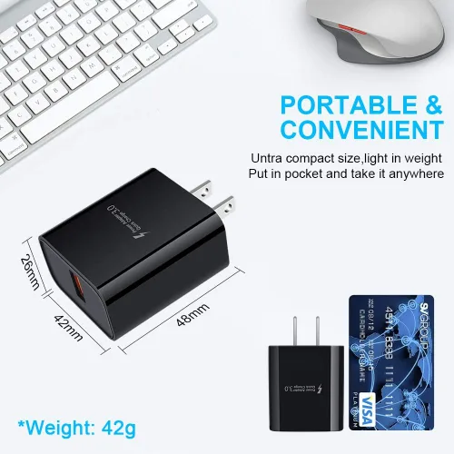 Miniatura 7 de Cargador rápido adaptativo para Samsung Galaxy S26 S25 Ultra S25 FE S24 S23 S22 S22+ S22 Ultra S21 S20 FE S10 A16 A15 A56 A36 A21 A51 A11 Note 20