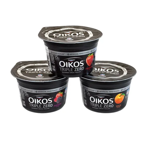 Miniatura 5 de OIKOS Triple Zero Variety Yogurt, 5.3 onzas, 18/paquete (01955)