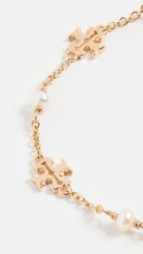 Miniatura 3 de Tory Burch Pulsera de cadena delicada Kira Pearl para mujer