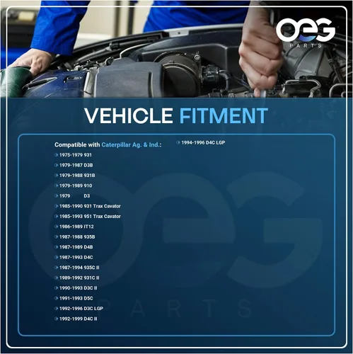 Miniatura 4 de OEG Parts Nuevo alternador compatible con Caterpillar Carrier IT12 3204, cargador 910 931 3204, 931 931B 931C 935B 935C 951 Trax Cavator Perkins