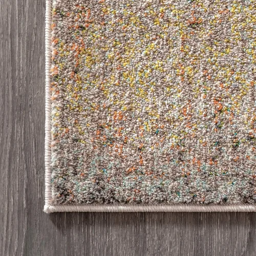 Miniatura 8 de JONATHAN Y Alfombra abstracta moderna para interiores, color crema/amarillo, 3 x 5, contemporánea POP, transicional, fácil limpieza para sala