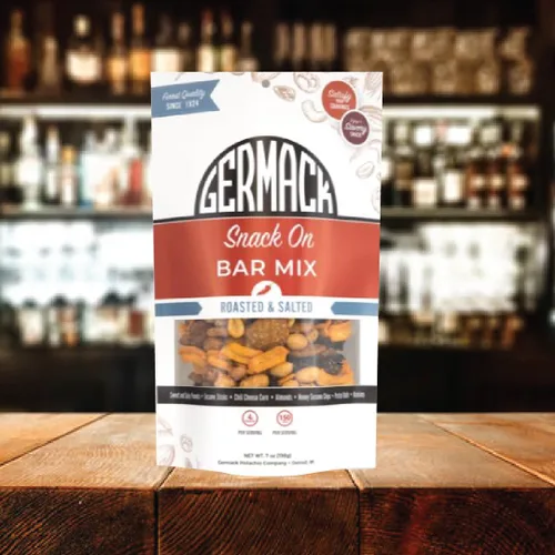 Miniatura 6 de Germack Pistachio Company Detroit, consigue tu merienda en la mezcla de bar dulce y picante para fiestas, bolsa de 7 onzas, juego de 2