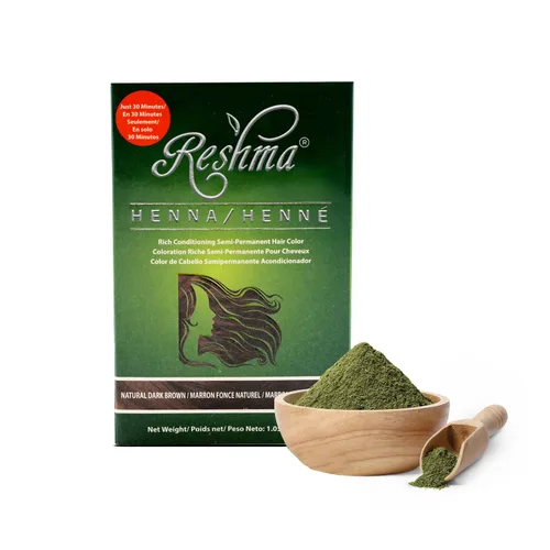 Miniatura 11 de Reshma Beauty Tinte de cabello con henna en 30 minutos infundido con henna orgánica Lawsonia Inermis 100% cobertura de canas para cabello suave