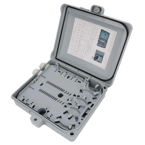 Miniatura 7 de Caja terminal óptica de la fibra IP65 12 recinto de distribución de la fibra óptica de la base FTTH 9,84 x 8,66 x 2,56inch