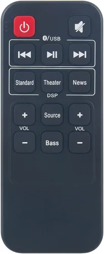 Nuevo RMT-HSB318 RMTHSB318 - Control remoto de repuesto compatible con Insignia Soundbar Home Theater Speaker NS-HSB318 NSHSB318